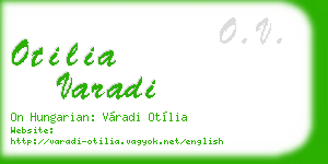 otilia varadi business card